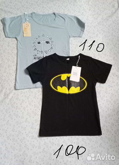 Новые футболки для мальчика пакетом р92-100
