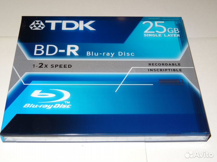 Blu-ray TDK BD-R 25GB 1 x 2 x jewel Япония Новый