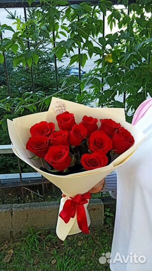 Розы Эквадор 50 см 11шт