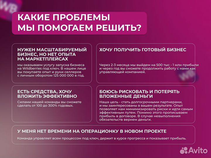 Готовый бизнес магазин на wildberries без вложений