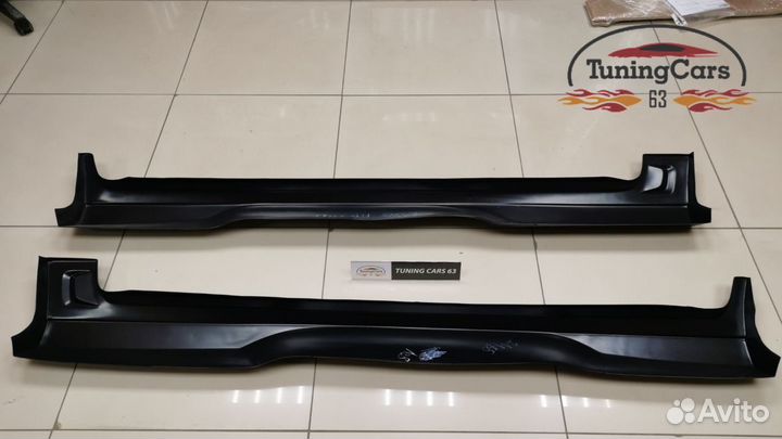 Накладки на пороги пластиковые KIA Spectra