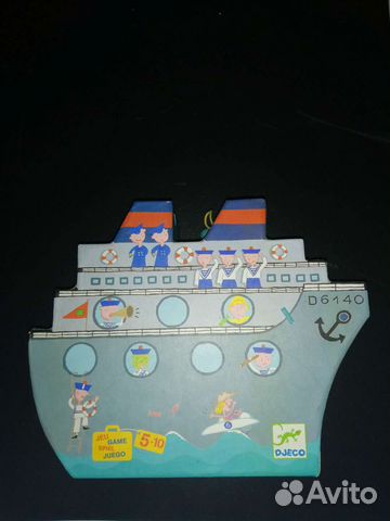 Игра морской бой Djeco