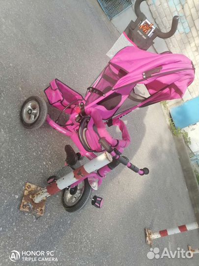 Детский трехколесный велосипед бу