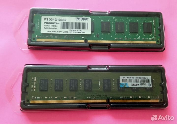 Оперативная Память DDR3 Samsung + Patriot (4+4 GB)