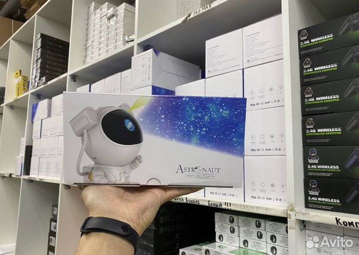 Ночник звездное небо астронафт