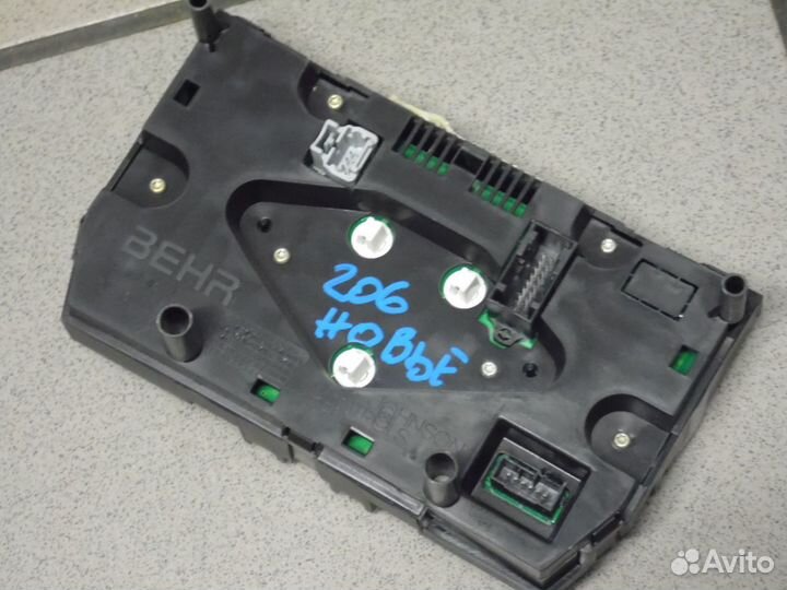 Блок управления печкой Пежо 206 климат