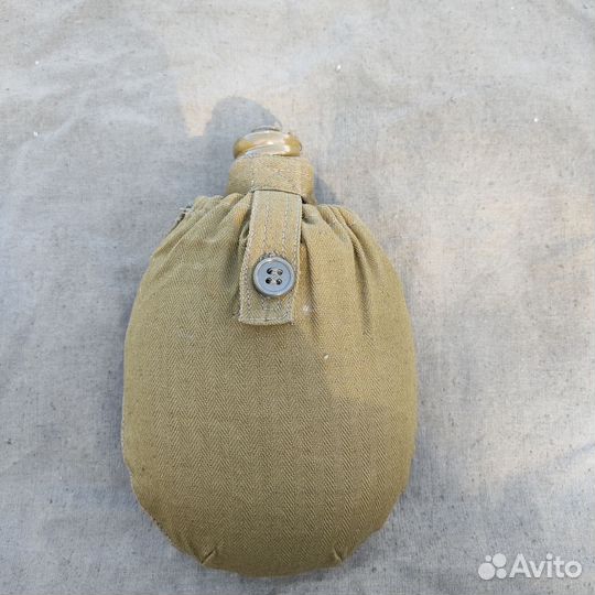 Фляжка армейская СССР с чехлом