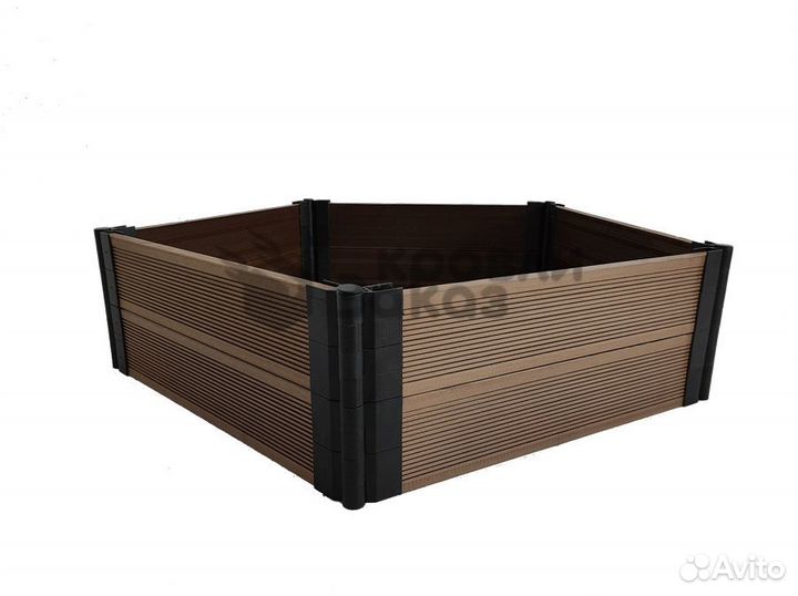 Грядка из дпк Пятиугольник 750 мм. высотой 300 мм