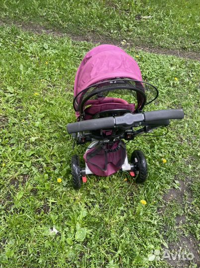 Велосипед коляска с ручкой