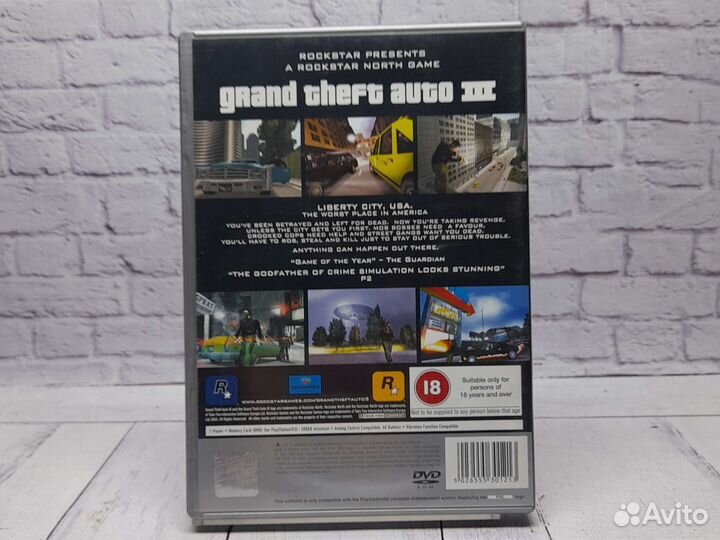 Grand theft auto III - игры ps2 - Прокат, Обмен