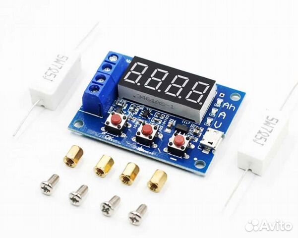 Тестер для проверки литий-ион.и с-к аккумуляторов