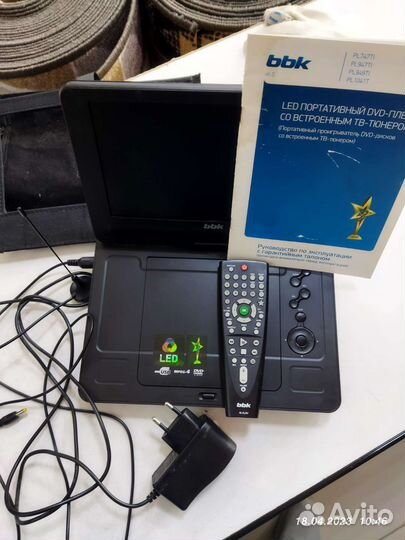 Портативный dvd плеер bbk PL949TI с тв тюнером