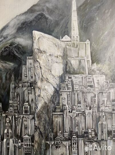 Картина Минас Тирит Властелин Колец Гондор Толкин