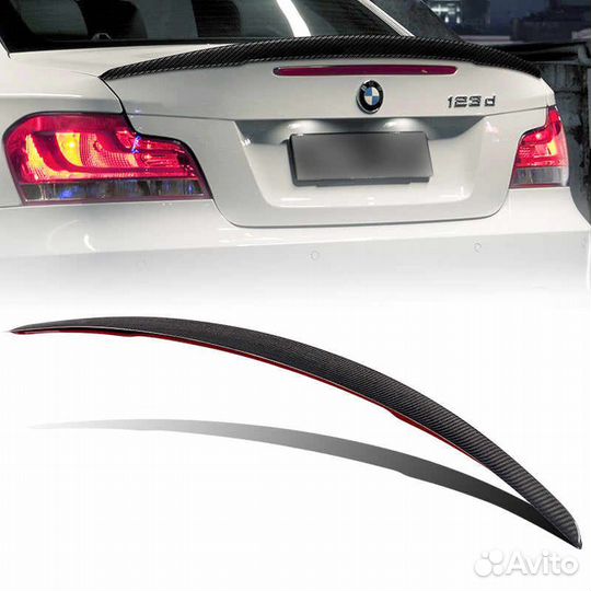 Спойлер багажника BMW M1 E82 2010-2011 карбон