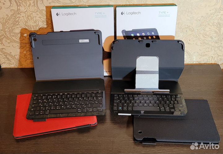 Чехлы с клавиатурой Logitech. Планшеты 9-10