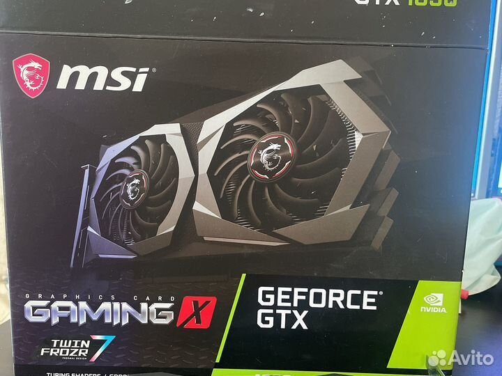 Видеокарта 1650 4 gb gaming x twin frozr 7