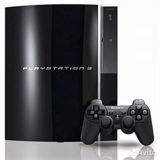 Sony PS3 Fat обслужена, много игр закачано