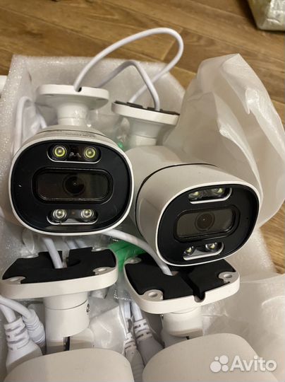 Комплект видеонаблюдения 4 камеры h.view
