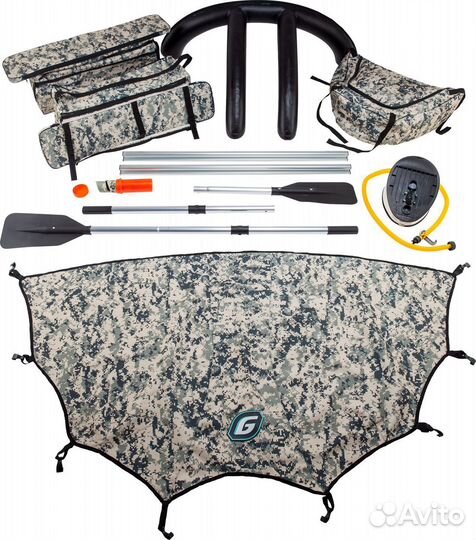 Лодка пвх Gladiator C330AL camo