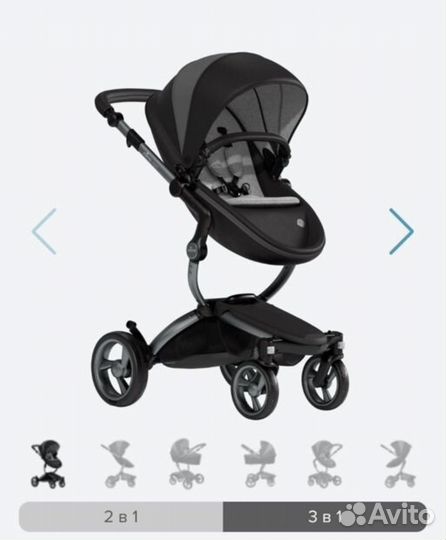 Детская коляска трансформер 2 в 1