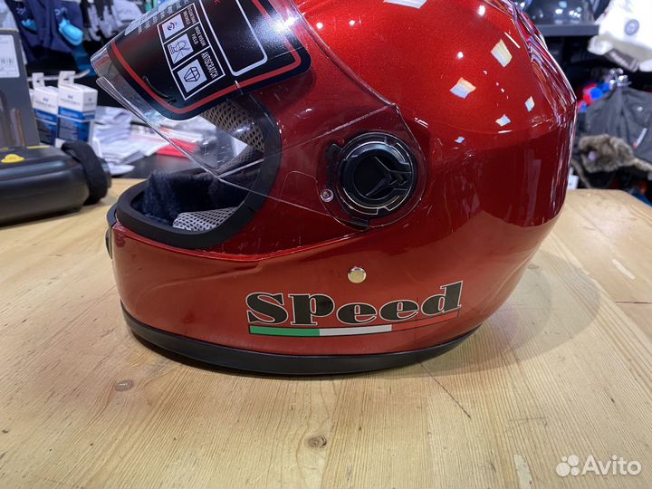 Мотошлем интеграл BYB 858 RED