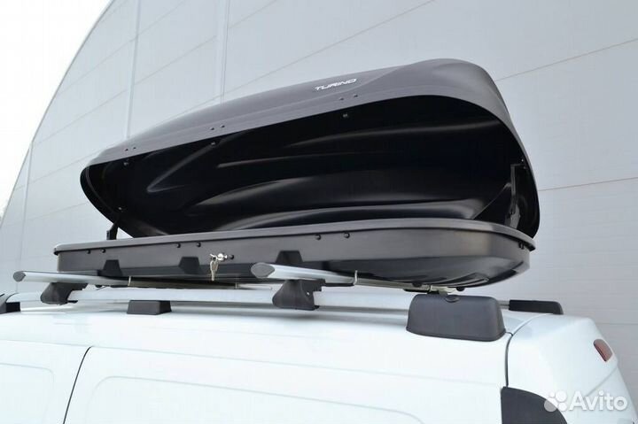 Автобокс Turino1 на крышу 2-стороннее открывание