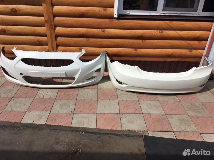 Бампера hyundai solaris