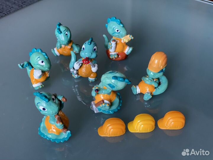 Игрушки из киндер сюрприза 90-х Строители