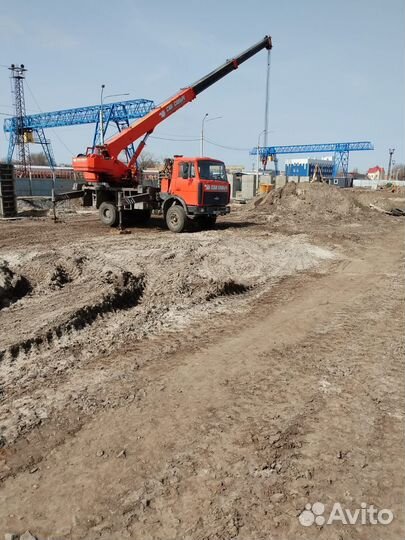 Аренда и услуги автокрана, 25 т, 42 м, с гуськом 8 м