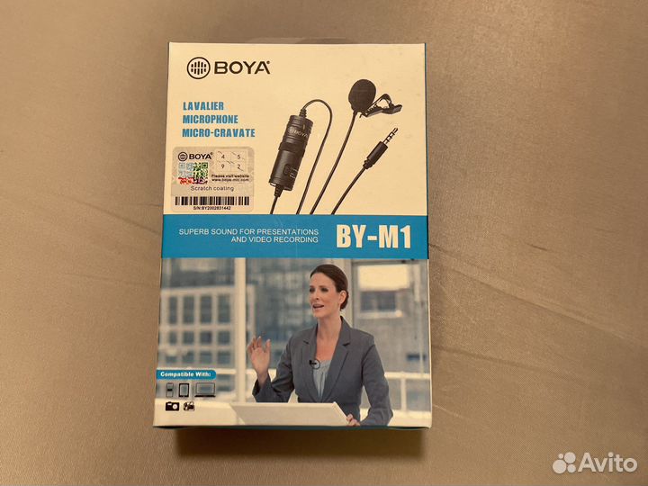 Микрофон петличный boya BY-M1