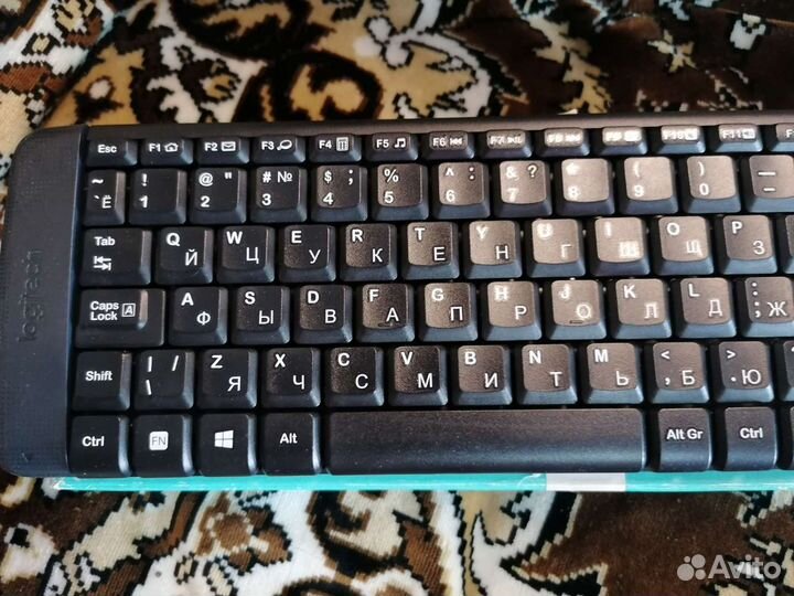 Клавиатура+мышь беспроводная Logitech MK220 черный