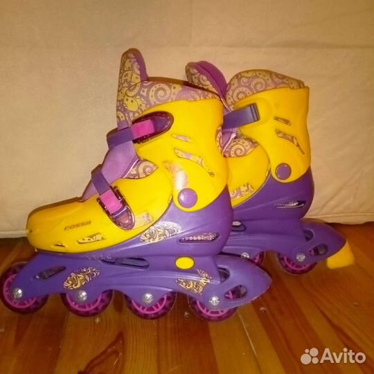 Роликовые коньки детские раздвижные