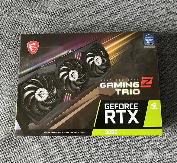 Видеокарта MSI 3080 Gaming Z Trio Ростест
