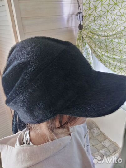 Бейсболка зимняя женская