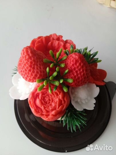 Мини букеты из мыла