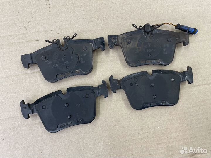 Колодки тормозные передние и задние мерседес W205