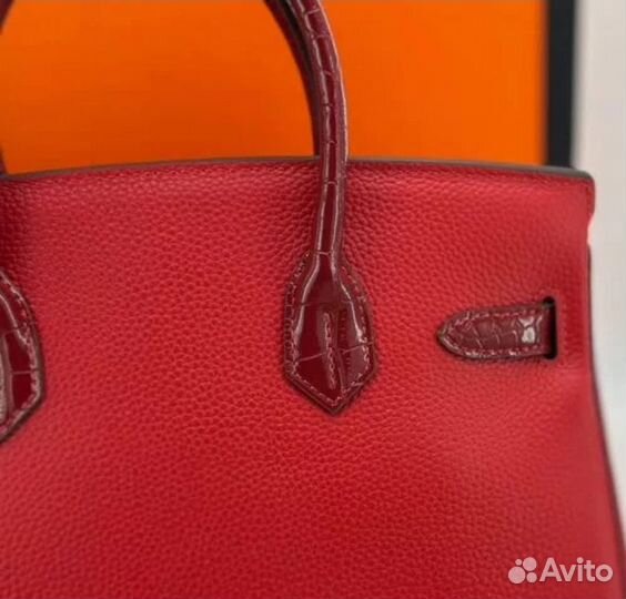 Сумка женская Hermes Croc Edition новая *Люкс gold