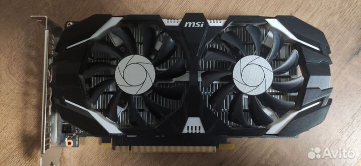 Видеокарта MSI gtx 1050 ti 4gb oc