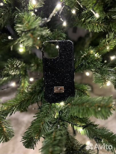 Чехол 13 pro max swarovski новый+3 чехла даром
