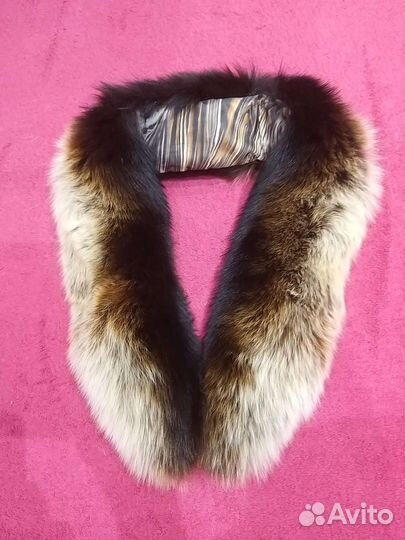 Меховой воротник песец,чернобурка, енот
