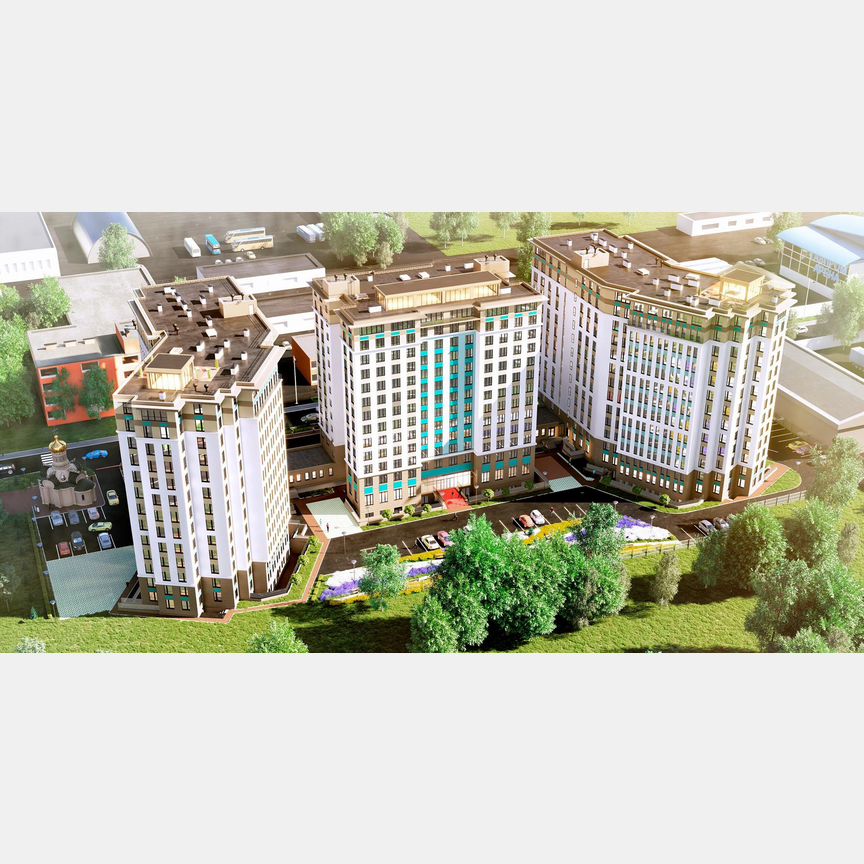 1-к. апартаменты, 23,3 м², 13/13 эт.