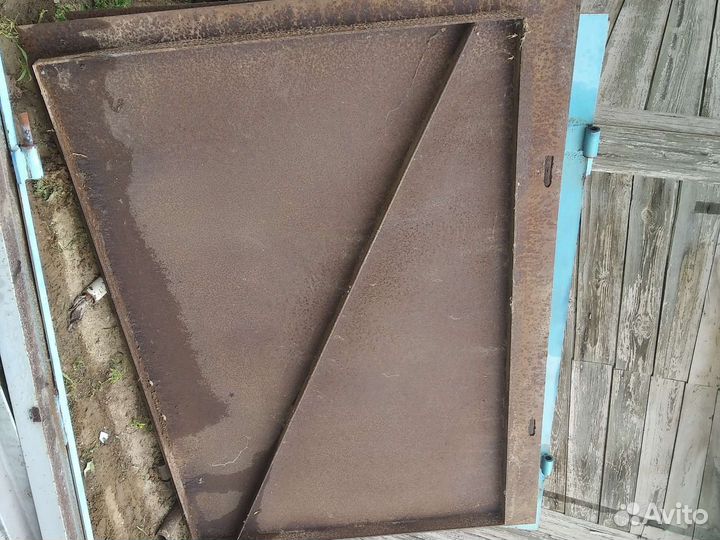 Ворота гаражные металлические бу