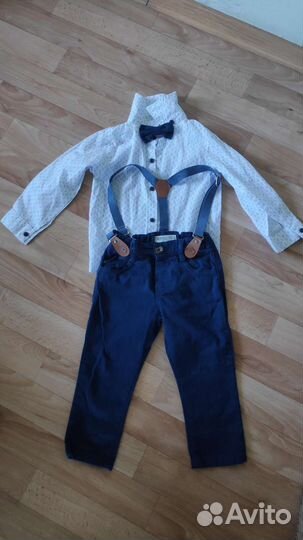 Рубашка и джинсы на мальчика