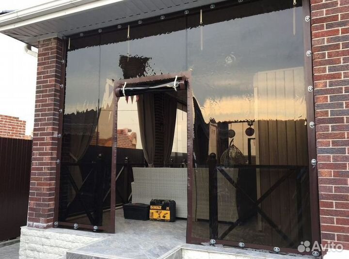 Мягкие окна для беседок террас