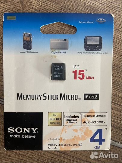 Memory stick m2 4 gb