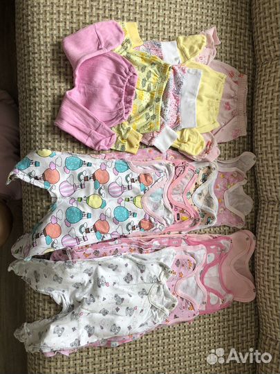 Ползунки для новорожденных пакетом