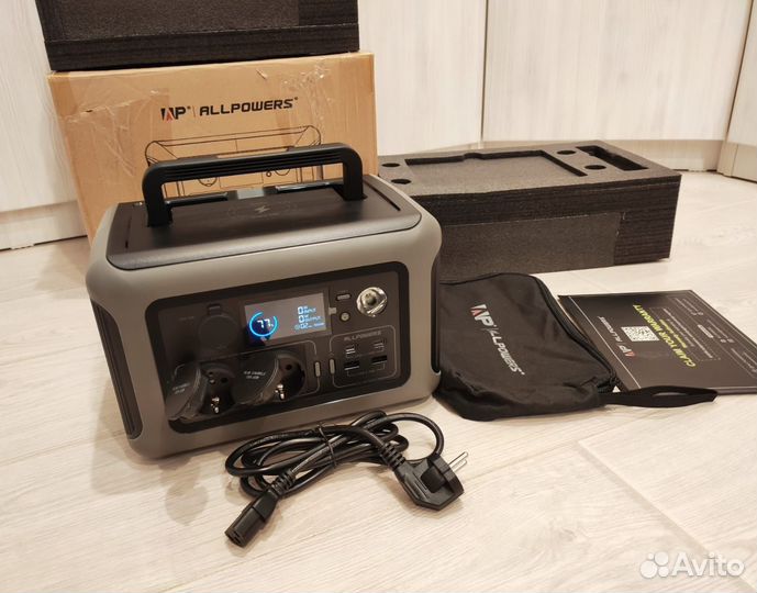 Портативная электростанция AllPowers R600 LiFePo4