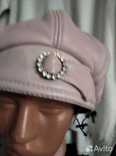 Новый берет натуральная кожа