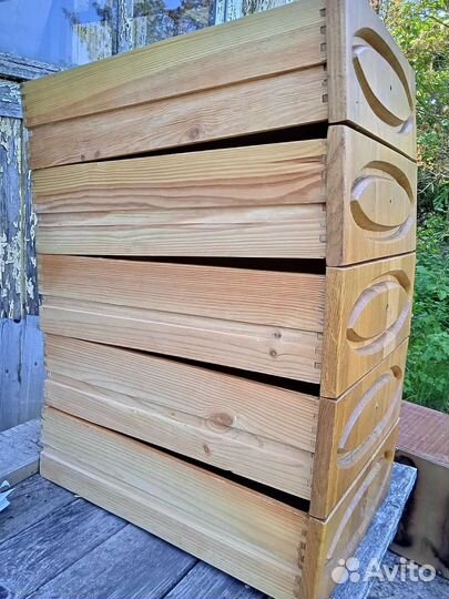 Ящик мебельный деревянный, фасад дубовый