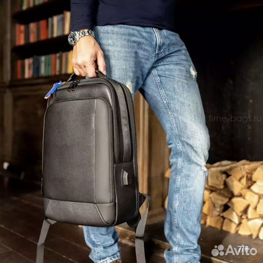 Кожаный рюкзак